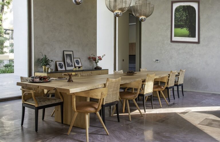 dining room live edge table